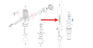 RESSORT DE MAINTIEN UI,UP  BOSCH 1414614016